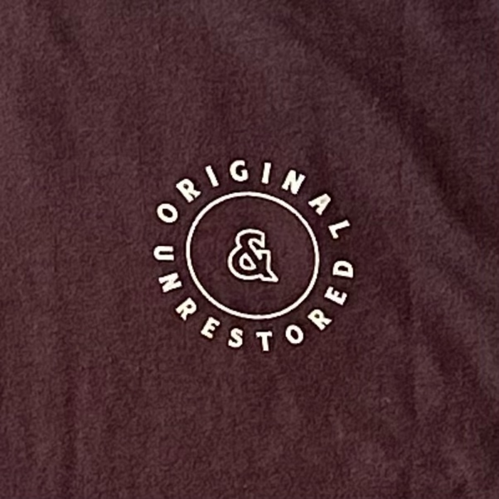 Global Culture “Original & Unrestored” Brown Graphic Tee Size L - Picture 4 of 8